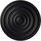 Ekena Millwork Carton Ceiling Medallion (For Canopies up to 2 5/8"), Hand-Painted Steel Gray, 12 5/8"OD x 1"P CM13CASGS - alternate 1